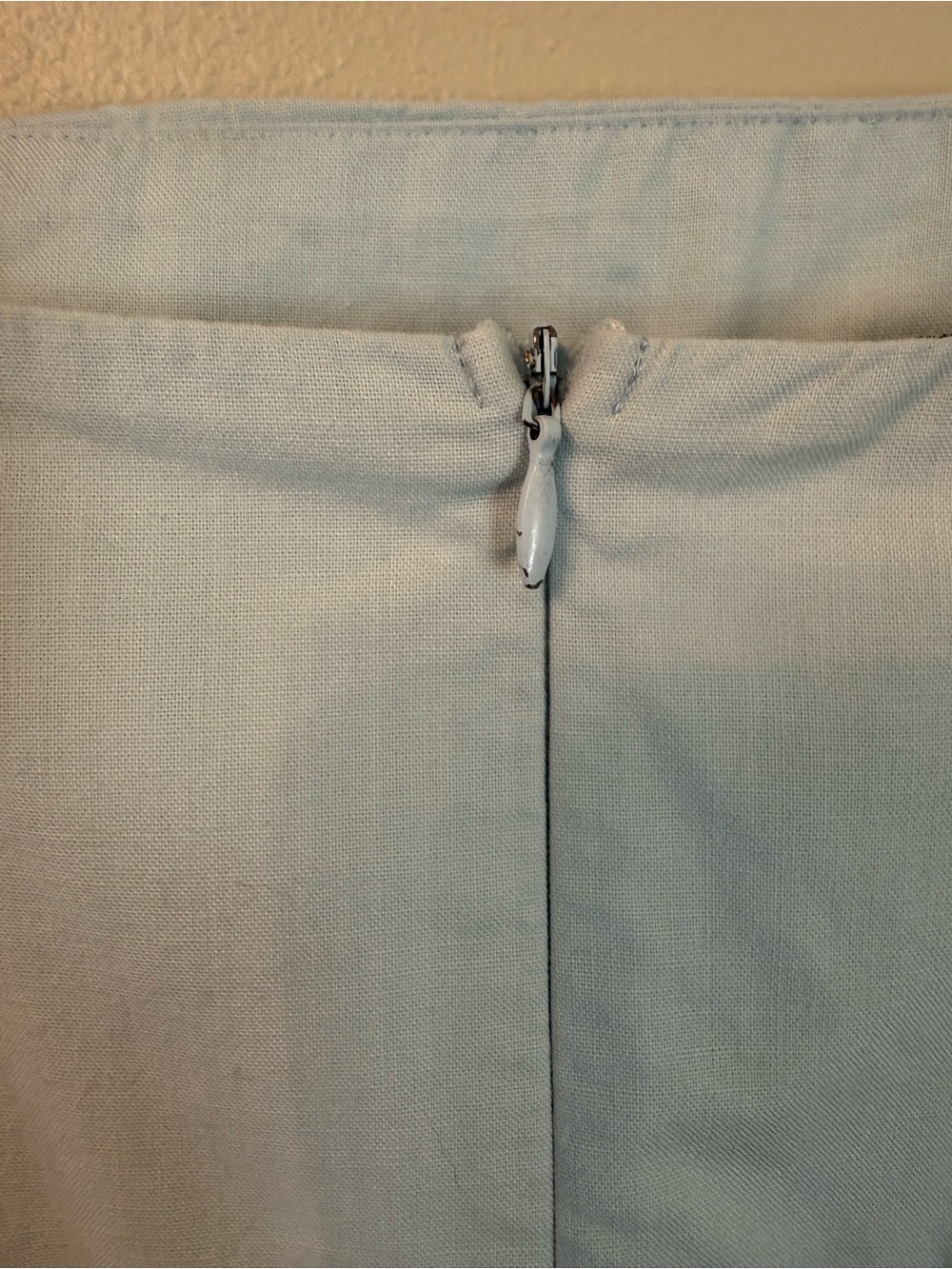 Fanm Mon Sadine Embroidered Midi Dress Light Blue Floral Cotton xs - Picture 10 of 11